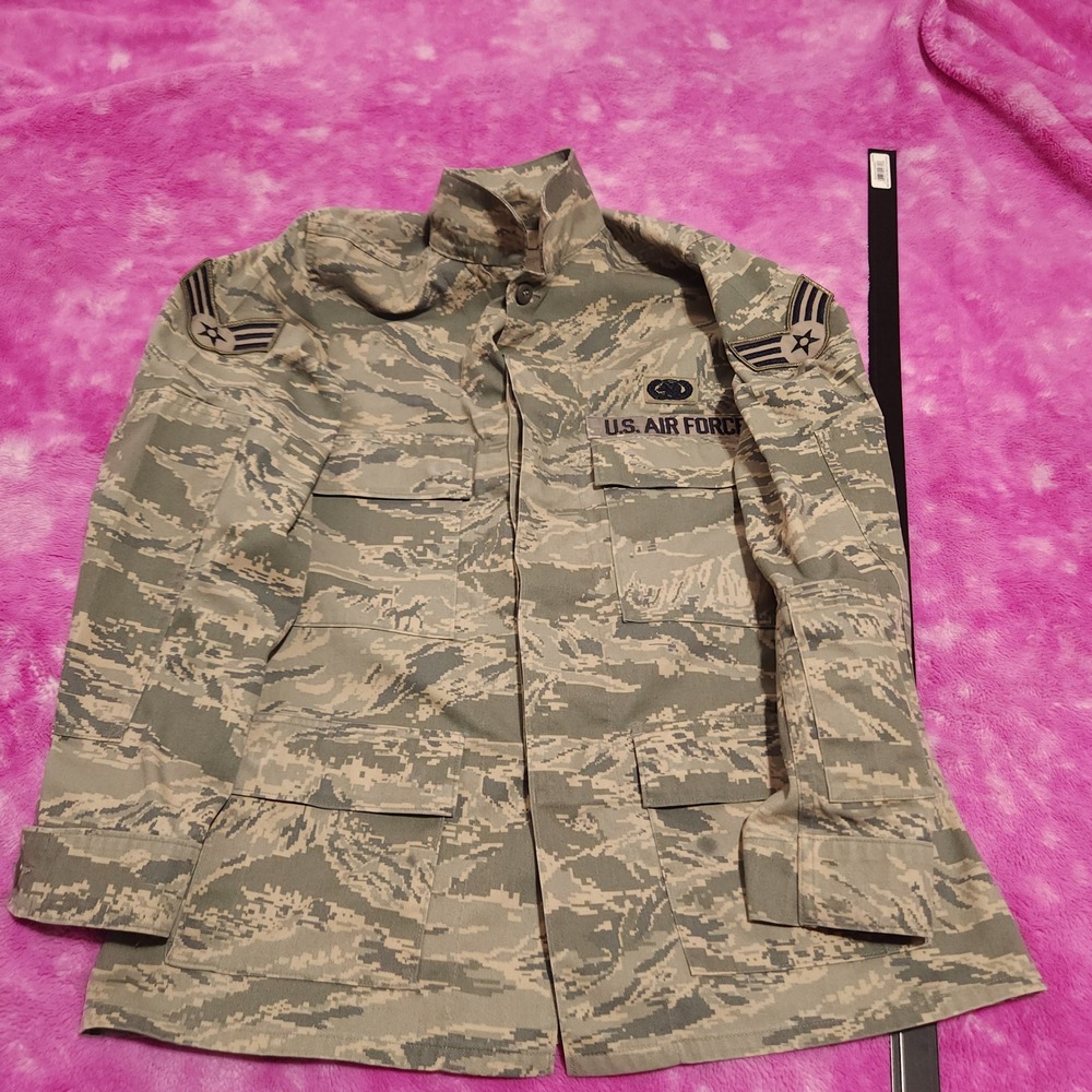 Vintage US Air Force ABU Utility Coat Men's‎ 40R Digital Camouflage Jacket